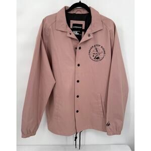 Nobaday Snowboarding Skiing Winter Sports Lightweight Pink Jacket Men's MEDIUM